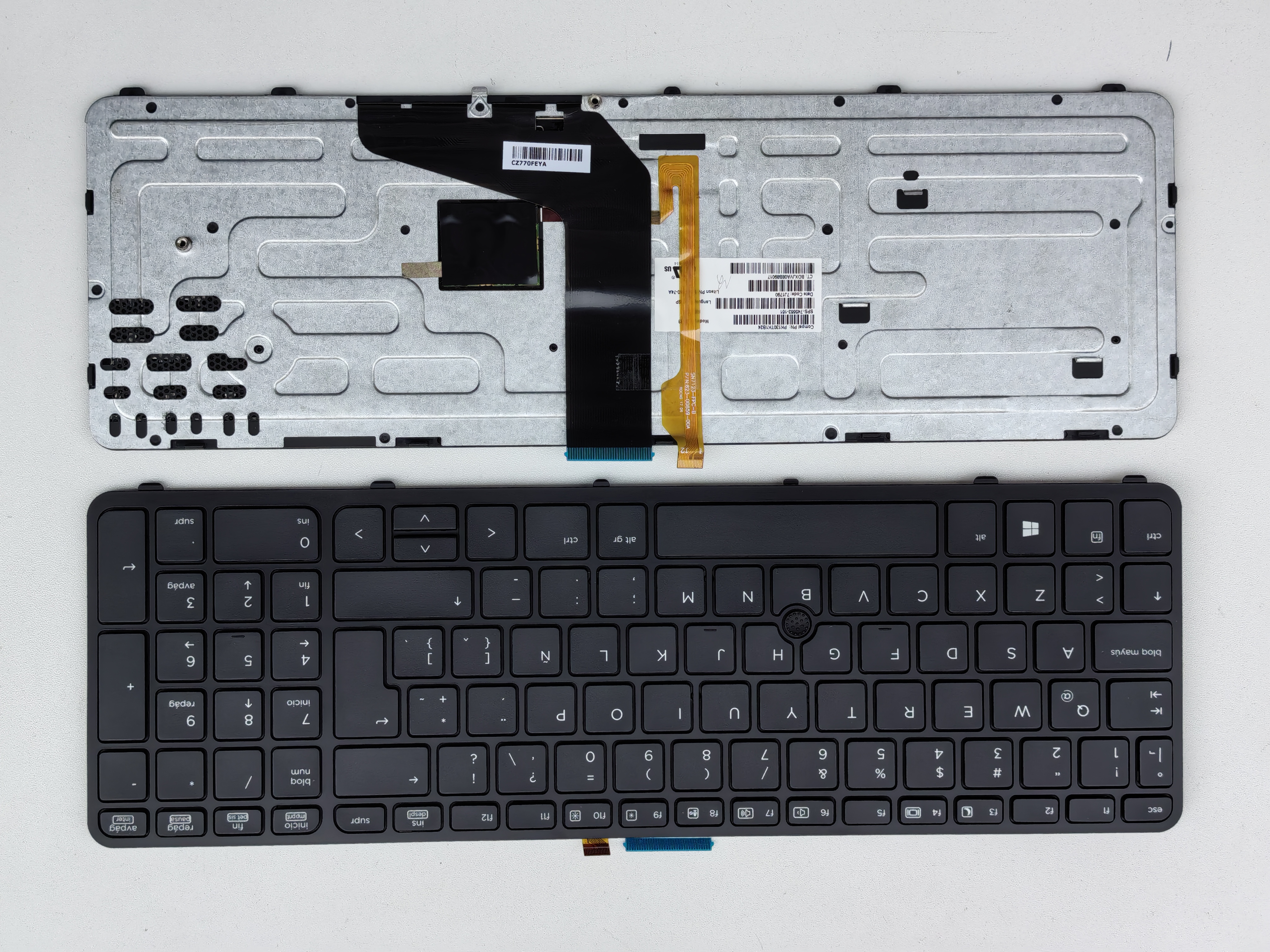 Picture of New Replacement Laptop Keyboard For HP ZBOOK15G1/Z15/Z15G1 BLACK FRAME BLACK LA Layout